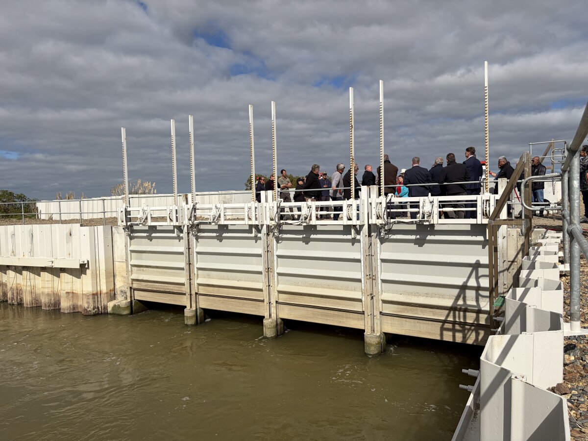 Pioneering floodgate boosts flood protection